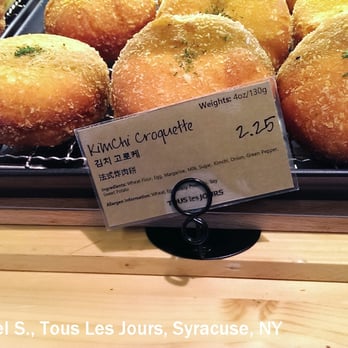 Tous Les Jours - Kimchi Croquettes - Coffee & Tea Near Me - Syracuse, New York Tous Les Jours - Kimchi Croquettes - Coffee & Tea Near Me - Syracuse, New York