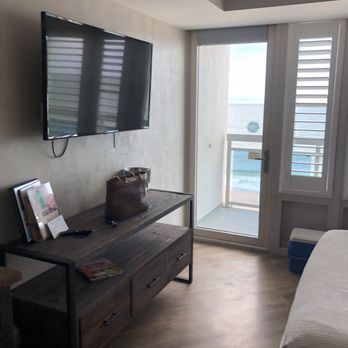 Georgian Inn Beach Club - Patio door and view - Resorts Near Me - Ormond Beach, Florida Georgian Inn Beach Club - Patio door and view - Resorts Near Me - Ormond Beach, Florida