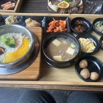 Kosoo - lunch set with all the sides - Korean Near Me - Vancouver, British Columbia