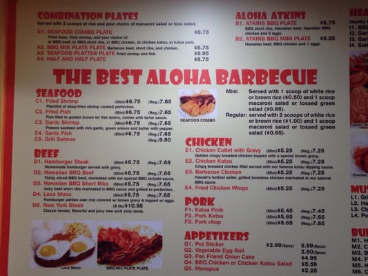 Menu photo 4 Aloha BBQ San Francisco, CA Menu photo 4 Aloha BBQ San Francisco, CA