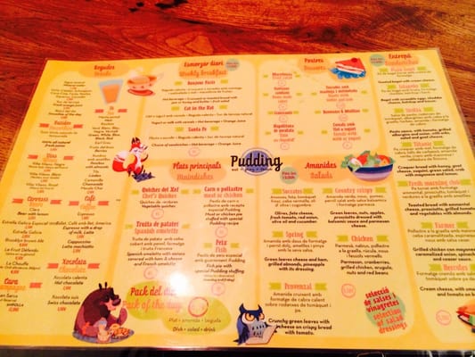 Menu photo 4 Pudding Barcelona, B Menu photo 4 Pudding Barcelona, B