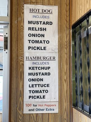 Menu photo 1 J's Corner Hot Dogs Chicago, IL Menu photo 1 J's Corner Hot Dogs Chicago, IL