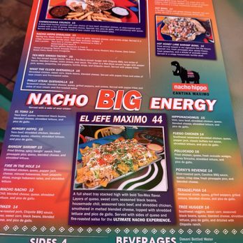 Nacho Hippo - Menu - Mexican Near Me - Myrtle Beach, South Carolina Nacho Hippo - Menu - Mexican Near Me - Myrtle Beach, South Carolina