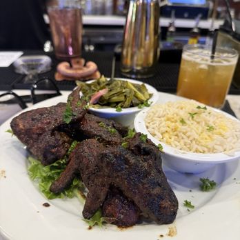 Jordyn's Soul Cafe - Jerk JERK CHICKEN 5Wings - Comfort Food Near Me - Houston, Texas