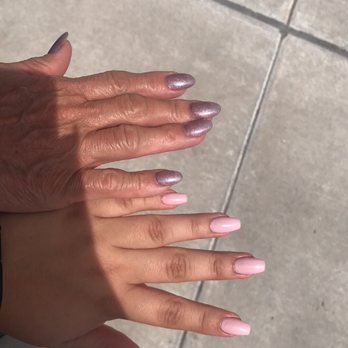Royal Nails & Spa - My boyfriend's mom & my nails - Waxing Near Me - El Paso, Texas