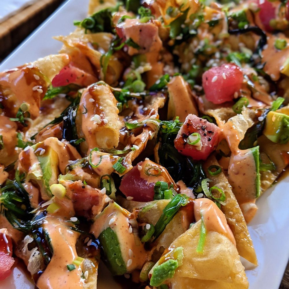 Be-Em Asian Kitchen - Sesame Ahi Tuna Nachos - Japanese Near Me - Charlotte, North Carolina