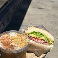 "Caffe de olla" paired best with our signature "deli duo"