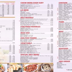 Chan's Gourmet - Menu