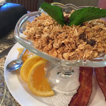 Wildflower Cafe - Granola yogurt fruit side of applewood bacon. - Breakfast & Brunch Near Me - Clearwater, Florida