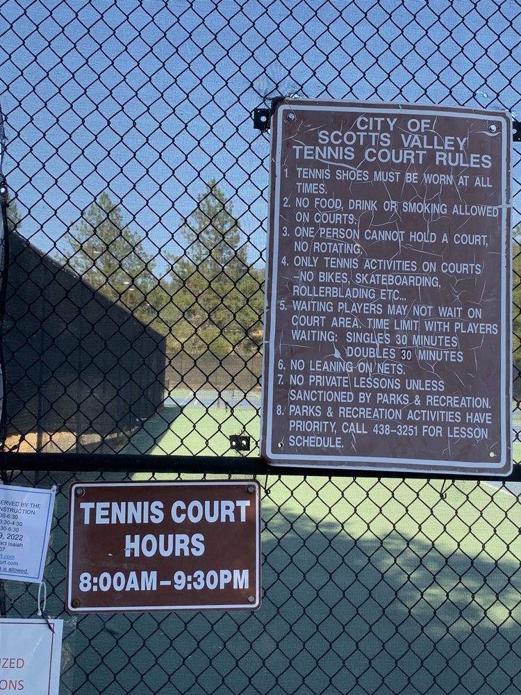 CITY OF SCOTTS VALLEY TENNIS AND PICKLEBALL COURTS Updated 2024 361