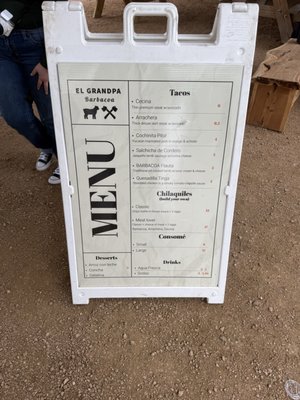 Menu photo 1 El Grandpa Mexican BBQ Georgetown, TX Menu photo 1 El Grandpa Mexican BBQ Georgetown, TX