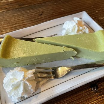 DASH Japanese Tapas & Sushi - Green tea cheesecake - Japanese Near Me - San Mateo, California