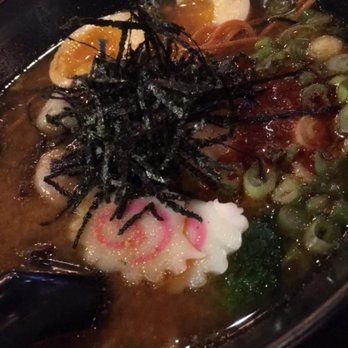 Artisan Ramen - Seafood Ramen- miso broth and spicy noodles! - Asian Fusion Near Me - Milwaukee, Wisconsin