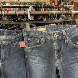 Goodwill Industries - Sweet! AG jeans for differing prices.