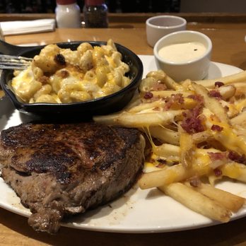 Outback Steakhouse - Outback Special, Aussie Fries and that banging Mac and cheese. Their ranch sauce is also to die for! - Steakhouses Near Me - Staten Island, New York Outback Steakhouse - Outback Special, Aussie Fries and that banging Mac and cheese. Their ranch sauce is also to die for! - Steakhouses Near Me - Staten Island, New York