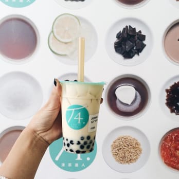 T4 - Jasmine milk tea with pearl - Tea Rooms Near Me - San Leandro, California T4 - Jasmine milk tea with pearl - Tea Rooms Near Me - San Leandro, California