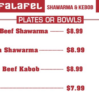 Taza Falafel - Plate menue - Falafel Near Me - Fairfax, Virginia Taza Falafel - Plate menue - Falafel Near Me - Fairfax, Virginia