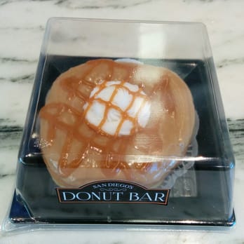 Elegant Desserts - Caramel creme donut. - Desserts Near Me - San Diego, California Elegant Desserts - Caramel creme donut. - Desserts Near Me - San Diego, California