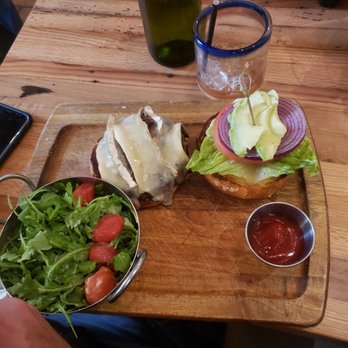 Avocado Grill - Cheese Burger and salad - Tapas/Small Plates Near Me - West Palm Beach, Florida Avocado Grill - Cheese Burger and salad - Tapas/Small Plates Near Me - West Palm Beach, Florida
