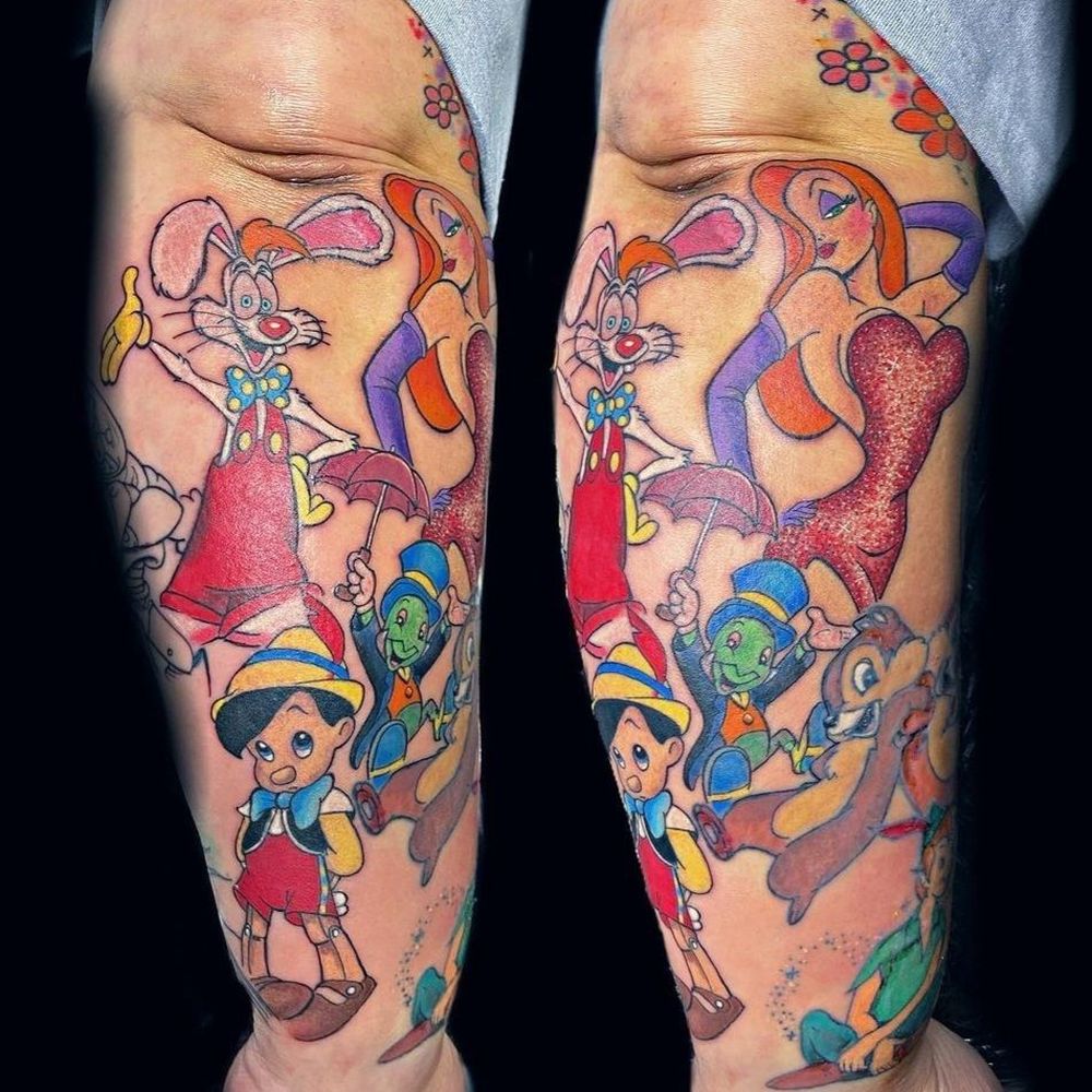 Dotta Ink - Progress on my Disney sleeve - Permanent Makeup Near Me - Downey, California Dotta Ink - Progress on my Disney sleeve - Permanent Makeup Near Me - Downey, California