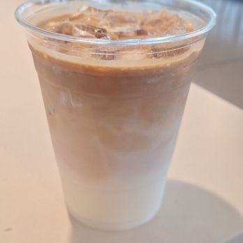 Yellow Brick Coffee - iced latte, $5 - Coffee & Tea Near Me - Tucson, Arizona