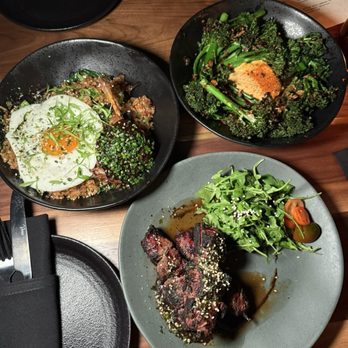 SAGO - Broccolini, wagyu skewers, duck fried rice - Cocktail Bars Near Me - Encinitas, California