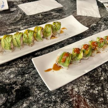 Blue Fin Sake Bar - Caterpillar Roll and 911 Roll - Sushi Bars Near Me - Wichita, Kansas