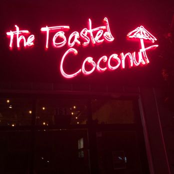The Toasted Coconut - Neon Sign - New American Near Me - Houston, Texas