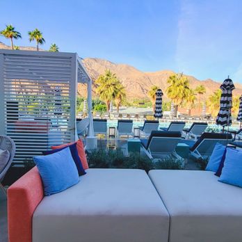 Thompson Palm Springs - Lounging area - Hotels Near Me - Palm Springs, California Thompson Palm Springs - Lounging area - Hotels Near Me - Palm Springs, California