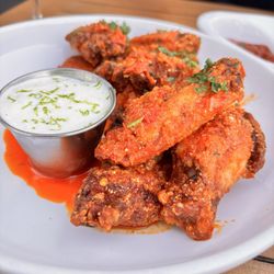 Deliciously brined wings