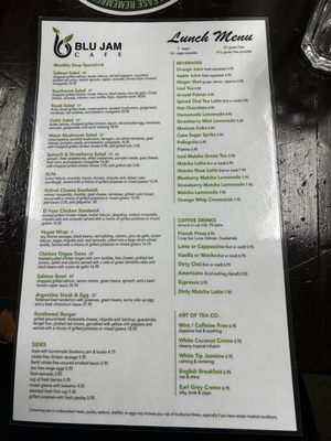 Menu photo 2 Blu Jam Cafe Woodland Hills, CA Menu photo 2 Blu Jam Cafe Woodland Hills, CA