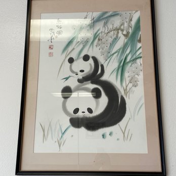 Wok Restaurant - two pandas in a bamboo tree - Chinese Near Me - Diamond Bar, California