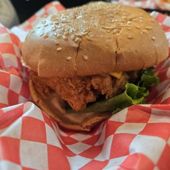 Deccan Bites - Chicken zinger burger - Halal Near Me - San Diego, California
