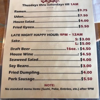 Poke+Roll 808 - Ramen night menu - Sushi Bars Near Me - San Clemente, California Poke+Roll 808 - Ramen night menu - Sushi Bars Near Me - San Clemente, California