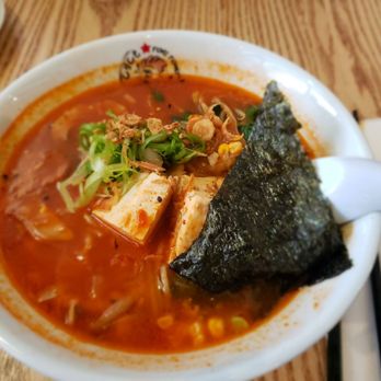 Tori Tomo - Tomato ramen without the egg (vegan) - Ramen Near Me - Providence, Rhode Island Tori Tomo - Tomato ramen without the egg (vegan) - Ramen Near Me - Providence, Rhode Island