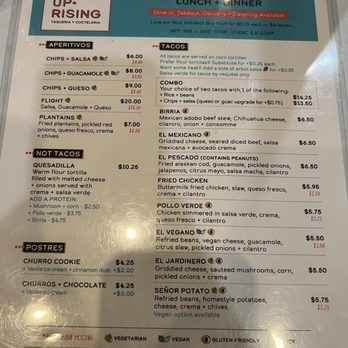 Taco Uprising - Lunch and dinner menu - Cocktail Bars Near Me - Denver, Colorado Taco Uprising - Lunch and dinner menu - Cocktail Bars Near Me - Denver, Colorado