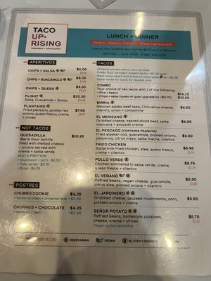 Menu photo 7 Taco Uprising Denver, CO Menu photo 7 Taco Uprising Denver, CO