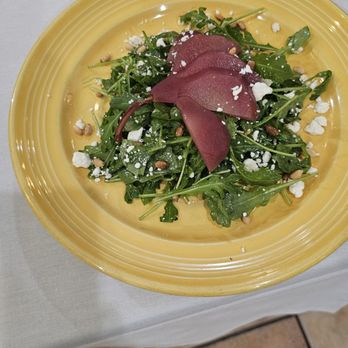Pulcinella Ristorante - Arugula pera and caprino - Italian Near Me - Thousand Oaks, California Pulcinella Ristorante - Arugula pera and caprino - Italian Near Me - Thousand Oaks, California