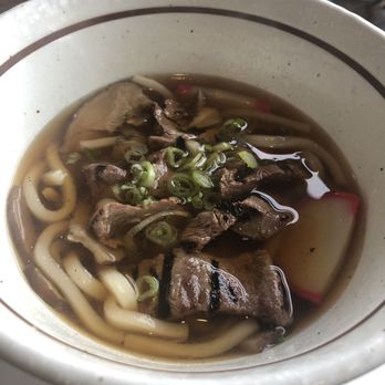 Chobop - Half an order of beef udon (they kindly split it into two bowls for our kids) - Sushi Bars Near Me - Costa Mesa, California