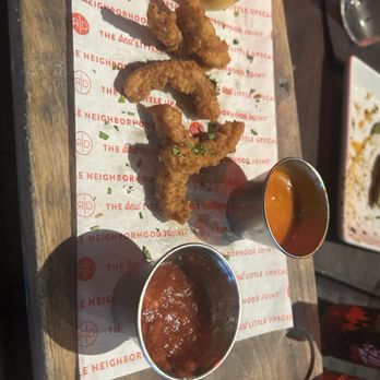 Red Door Woodfired Grill - Calamari - what's left before I remembered to take a pic. - American Near Me - Lee's Summit, Missouri Red Door Woodfired Grill - Calamari - what's left before I remembered to take a pic. - American Near Me - Lee's Summit, Missouri