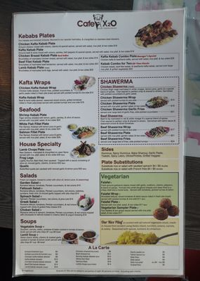 Menu photo 2 Cafe X2O, Claremont Claremont, CA