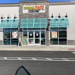 Tropical Smoothie Café - Picking up açaí smoothie and chipotle chicken quesadilla. Yum
