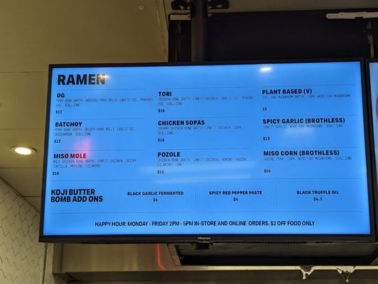 Menu photo 1 Weapon Ramen San Diego, CA Menu photo 1 Weapon Ramen San Diego, CA