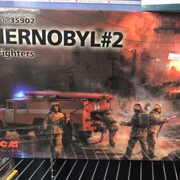 A model kit based off of the Chernobyl disaster A model kit based off of the Chernobyl disaster