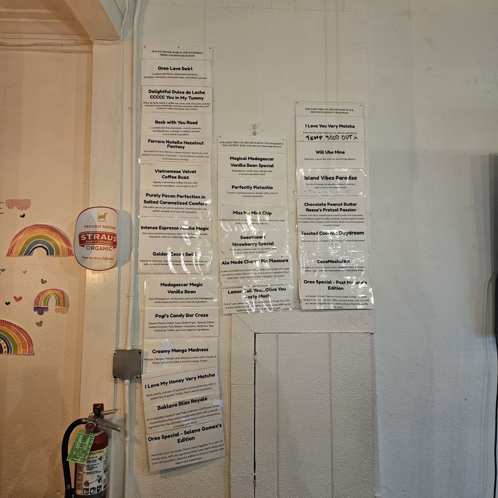 Chill Spot Rendezvous - Menu - Ice Cream & Frozen Yogurt Near Me - San Mateo, California