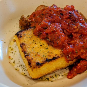 Pa'La - 24th Street - Roasted polenta with crushed tomato - Mediterranean Near Me - Phoenix, Arizona Pa'La - 24th Street - Roasted polenta with crushed tomato - Mediterranean Near Me - Phoenix, Arizona