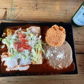 Cocina Express - 3 Enchiladas Rojas Combo - Mexican Near Me - Hazard, California