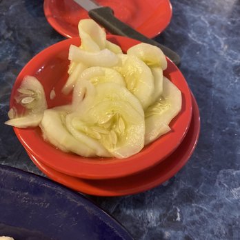 Mayberry Cafe - Cucumber salad.  Just like my grandma's - American Near Me - Danville, Indiana
