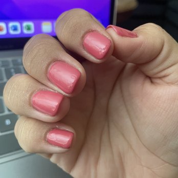 Famous Nails & Spa - Notice the dripping on almost every nail? - Nail Salons Near Me - Simi Valley, California