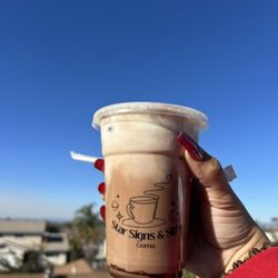 Star Signs & Sips - Iced Sagittarius with sweet cream foam